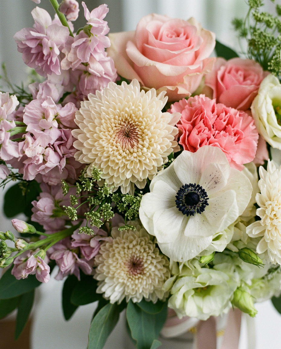 Blush Elegance Garden Bouquet Box