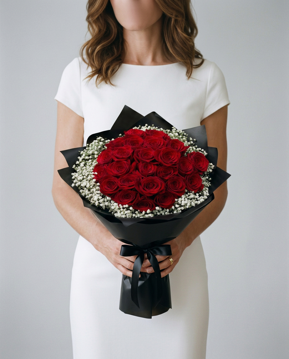 Red & Tender Rose Bouquet