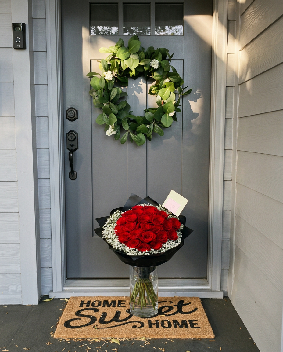 Red & Tender Rose Bouquet