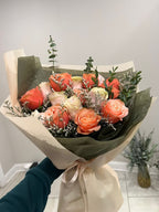 Peach Rose Mix Bouquet