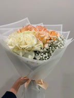 Peach Dream Rose Bouquet