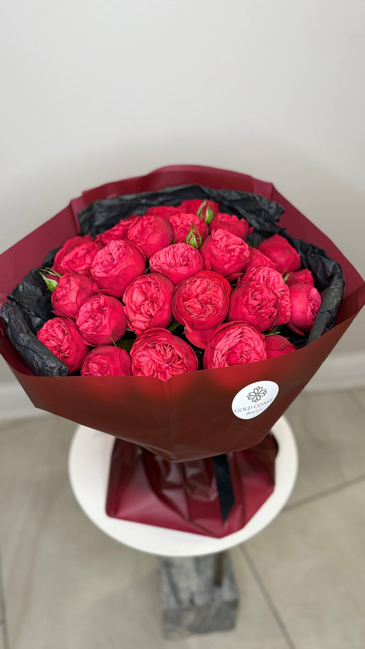 Scarlet Symphony Piano Roses