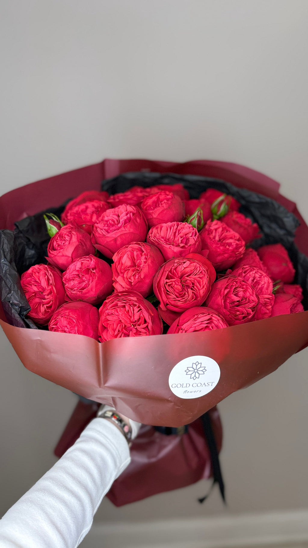 Scarlet Symphony Piano Roses