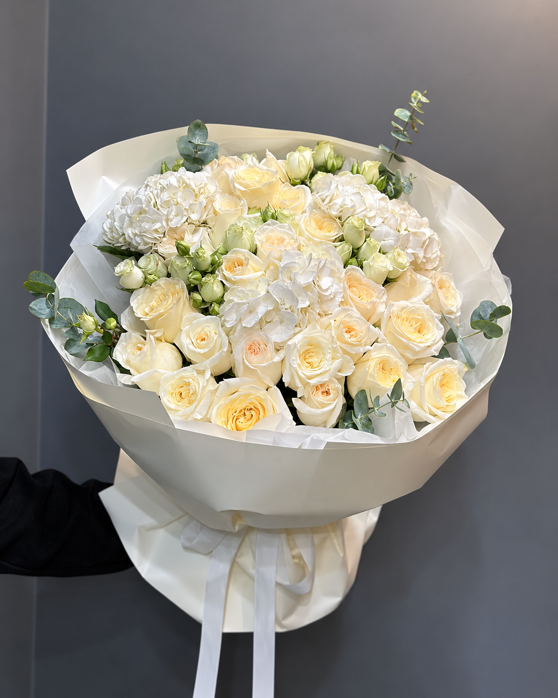 Sweetheart White Rose Bouquet