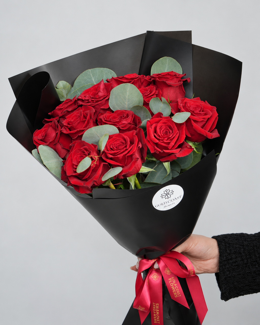 One Dozen Red Rose Bouquet