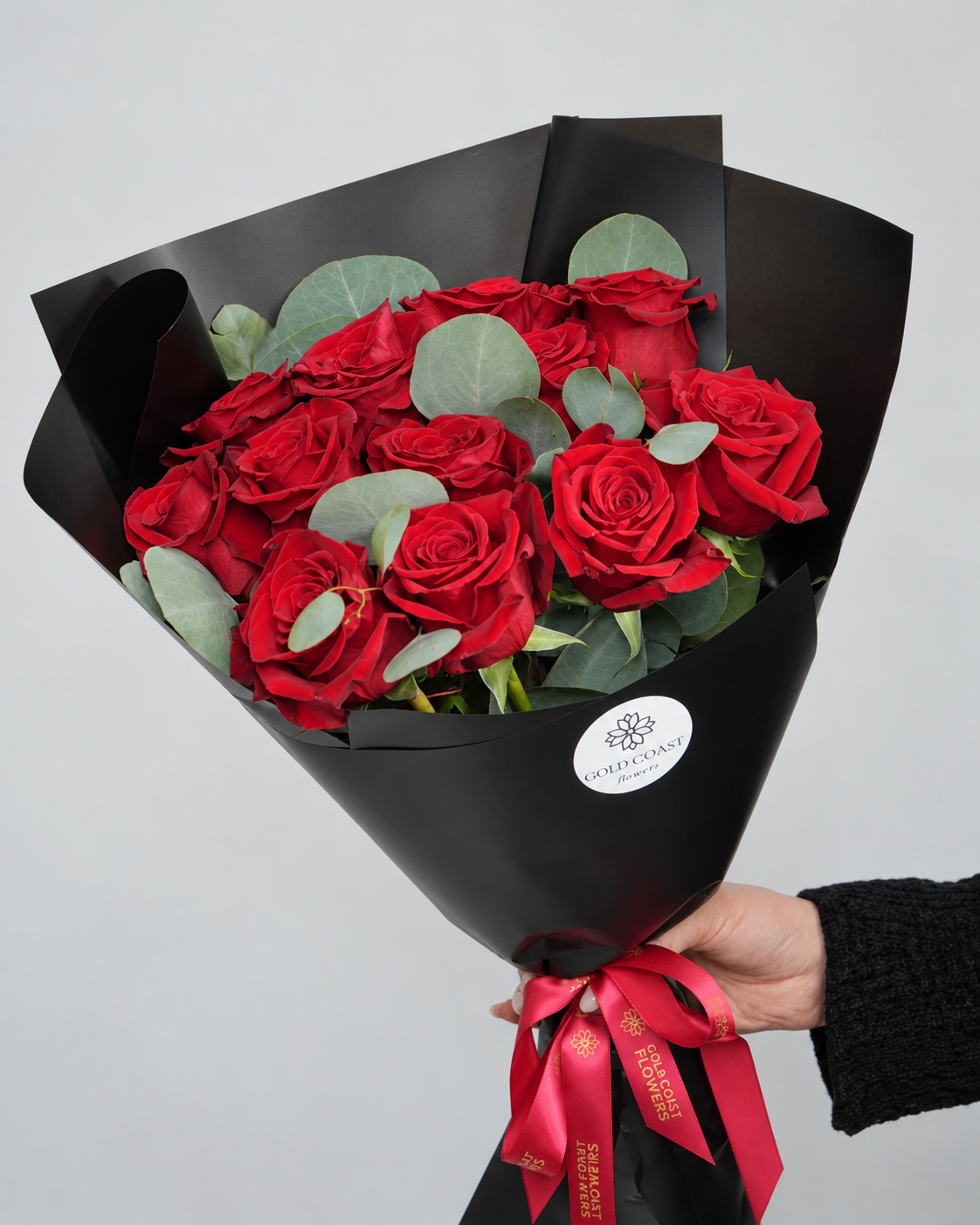 One Dozen Red Rose Bouquet