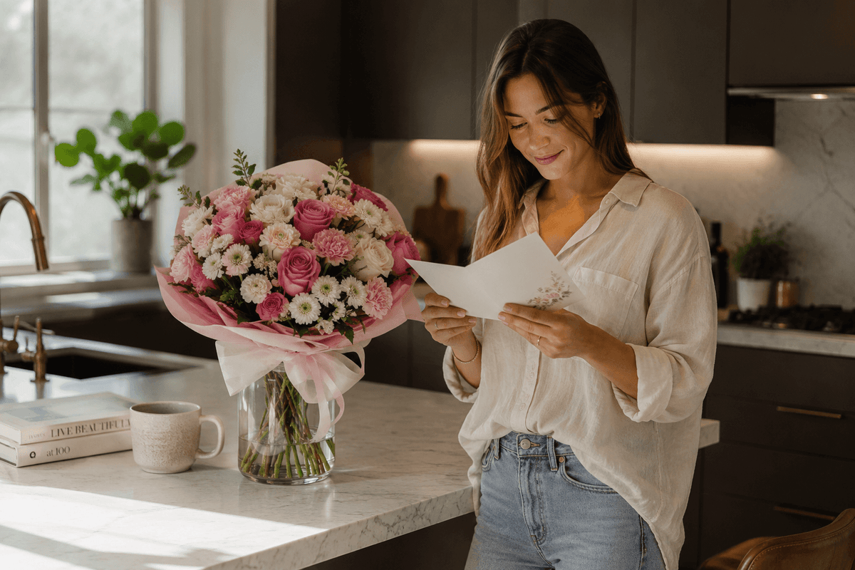 Seasonal flowers arranged by Gold Coast Flowers Chicago