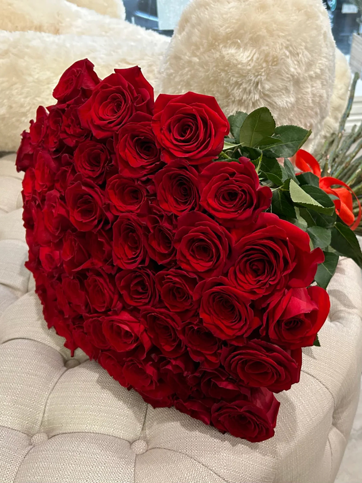 50 long stem roses