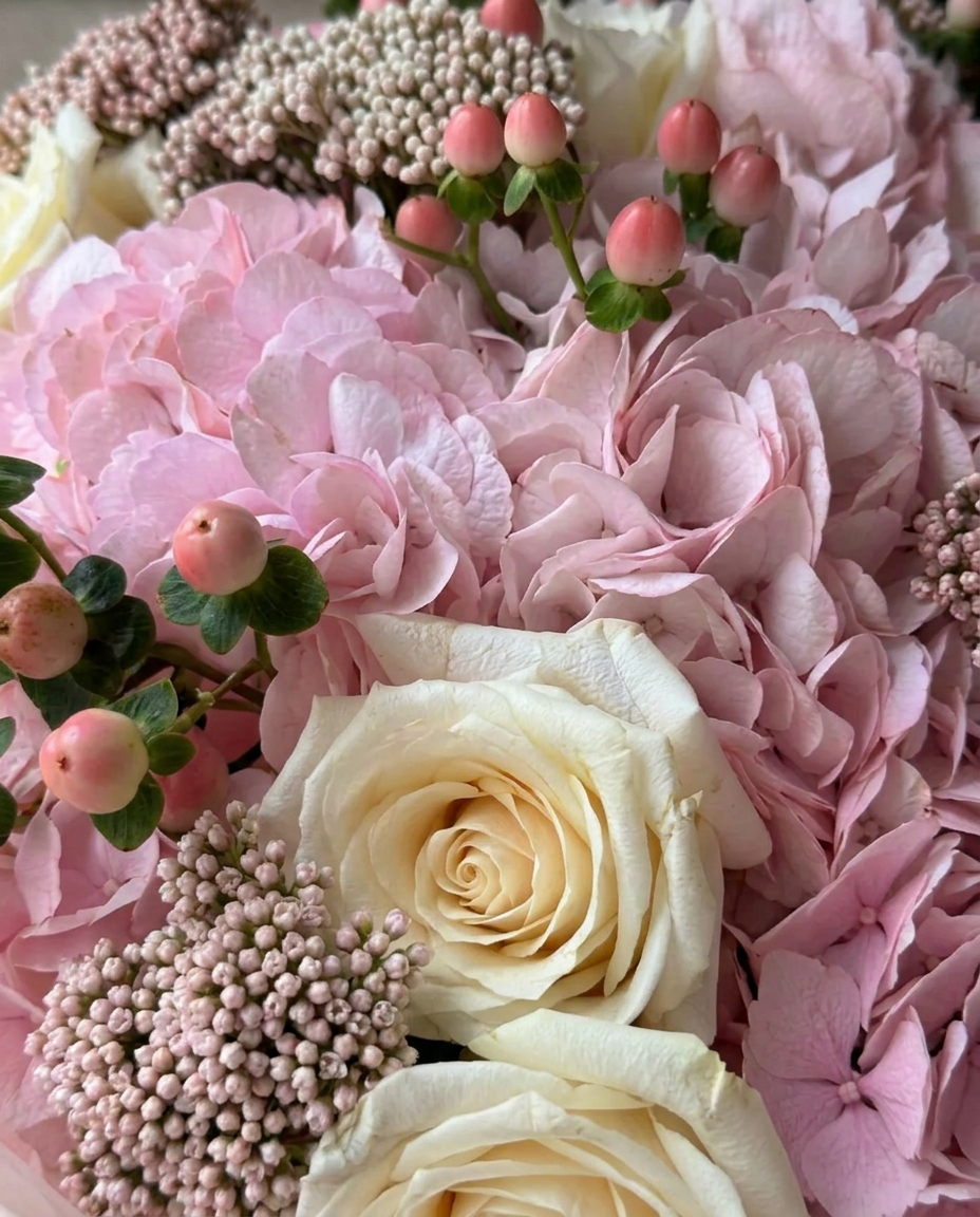 Blush Harmony Hydrangea Bouquet