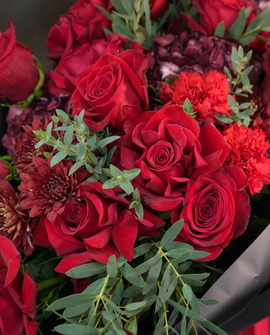 Red Velvet Rose Bouquet