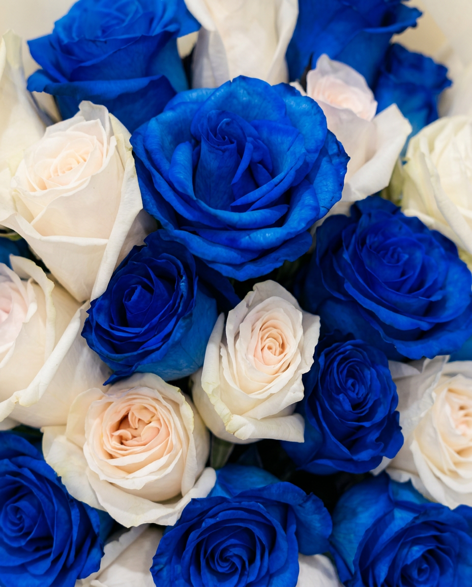 Sapphire Rose Bouquet